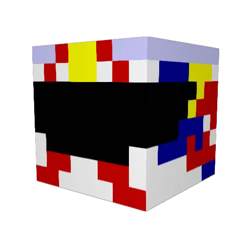 Rezpawn69 Minecraft avatar head, 3D render