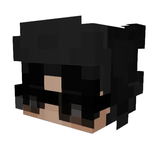 RezpoMC Minecraft avatar head, 3D render