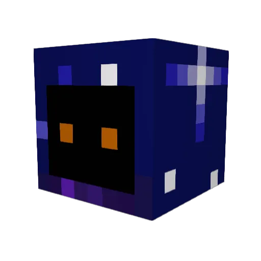 Rezurxion Minecraft avatar head, 3D render