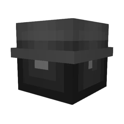 Rfakier Minecraft avatar head, 3D render