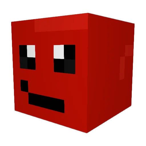 RforRhi Minecraft avatar head, 3D render