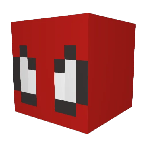 Rfox75 Minecraft avatar head, 3D render