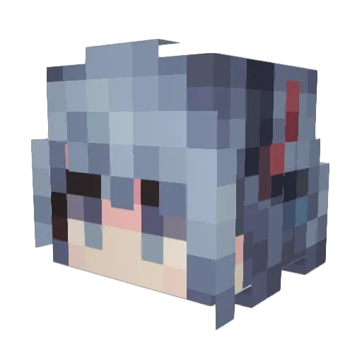 Rgiss Minecraft avatar head, 3D render