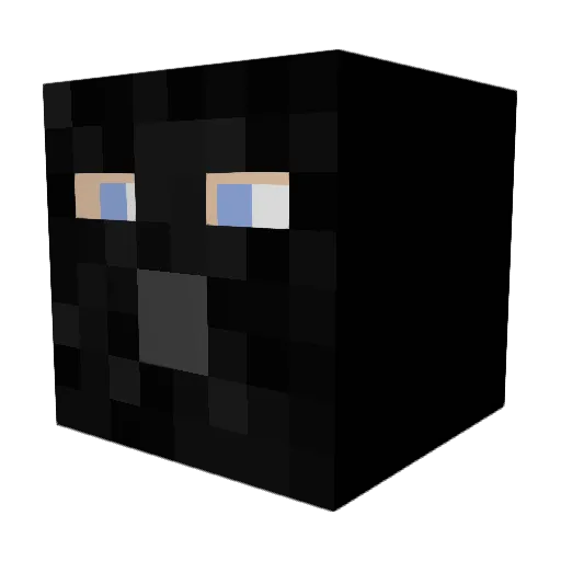 Rh47667 Minecraft avatar head, 3D render