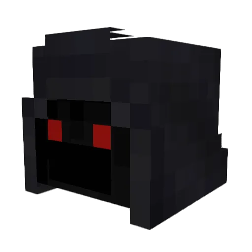 Rhavenn Minecraft avatar head, 3D render
