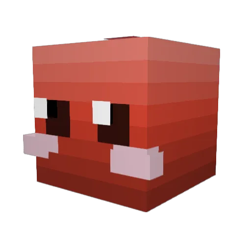 RhevZz Minecraft avatar head, 3D render