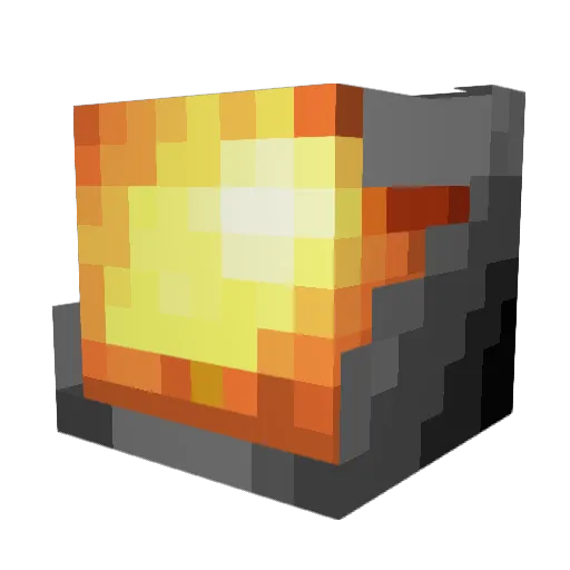 RhinoEM8 Minecraft avatar head, 3D render