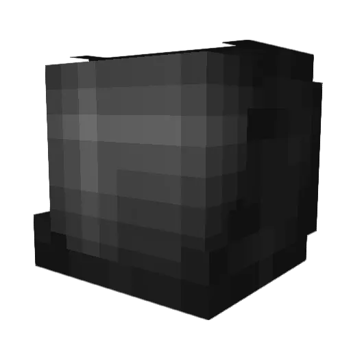 RhinoGrass Minecraft avatar head, 3D render