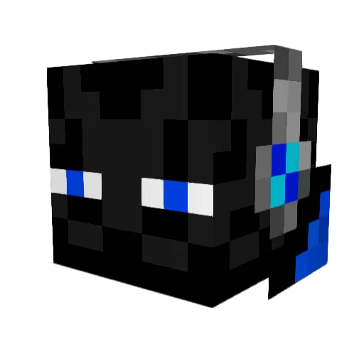 RhinoRex Minecraft avatar head, 3D render