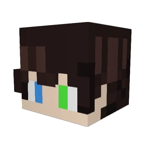 RhinoRyan1111 Minecraft avatar head, 3D render