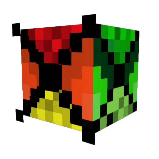 Rhinoblast Minecraft avatar head, 3D render