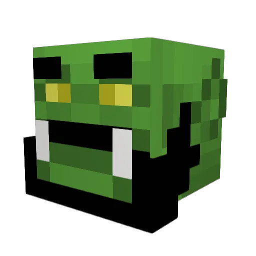 Rhinokade Minecraft avatar head, 3D render