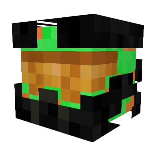 Rhinos203 Minecraft avatar head, 3D render