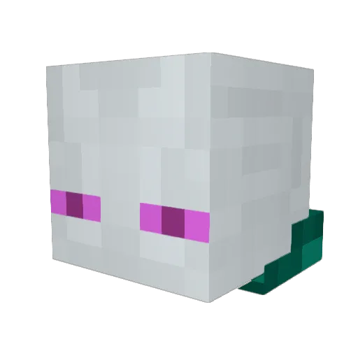 Rhomax Minecraft avatar head, 3D render
