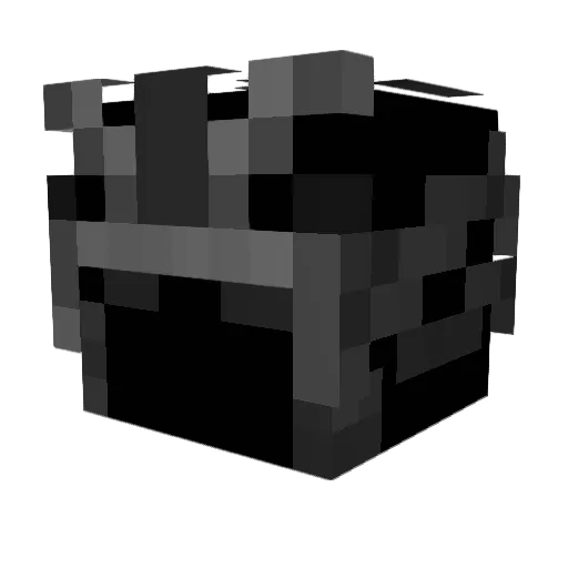 Rhoomy975 Minecraft avatar head, 3D render