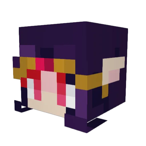 Rhoslynfaye Minecraft avatar head, 3D render