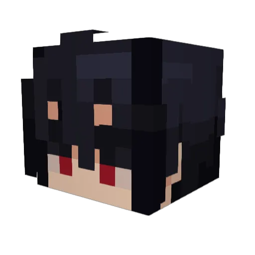 Rhygaan Minecraft avatar head, 3D render