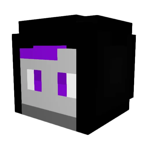 RhynoBot Minecraft avatar head, 3D render