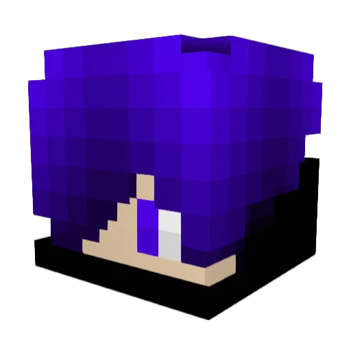 RhysCJ Minecraft avatar head, 3D render