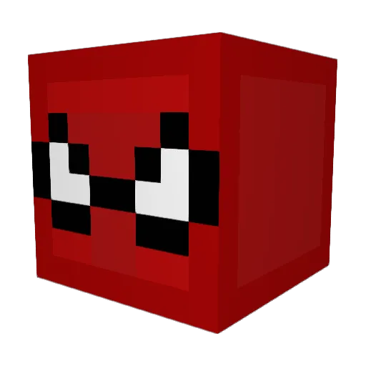 Rhythm108 Minecraft avatar head, 3D render