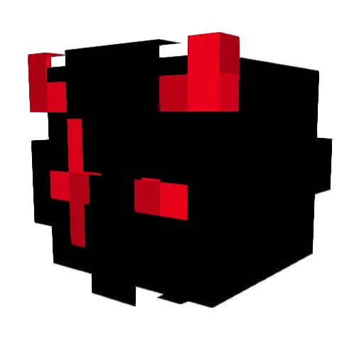 Rhythma_ Minecraft avatar head, 3D render