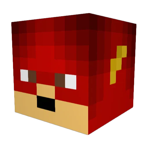 RhythmicSheep17 Minecraft avatar head, 3D render