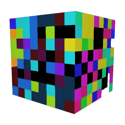 RiA6723 Minecraft avatar head, 3D render