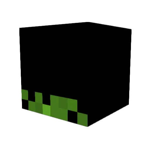 RiGHT12 Minecraft avatar head, 3D render