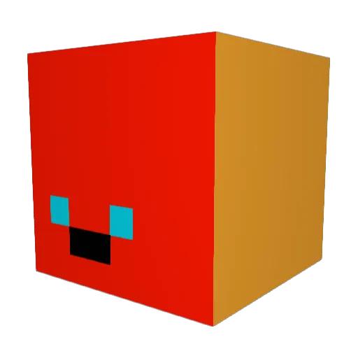 RiJr13 Minecraft avatar head, 3D render