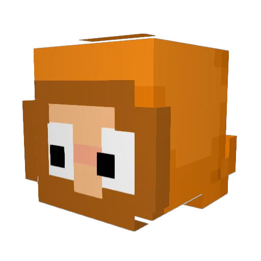 RiLeY_Re7ard Minecraft avatar head, 3D render
