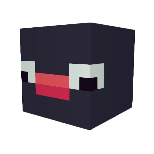 RiNane2830 Minecraft avatar head, 3D render