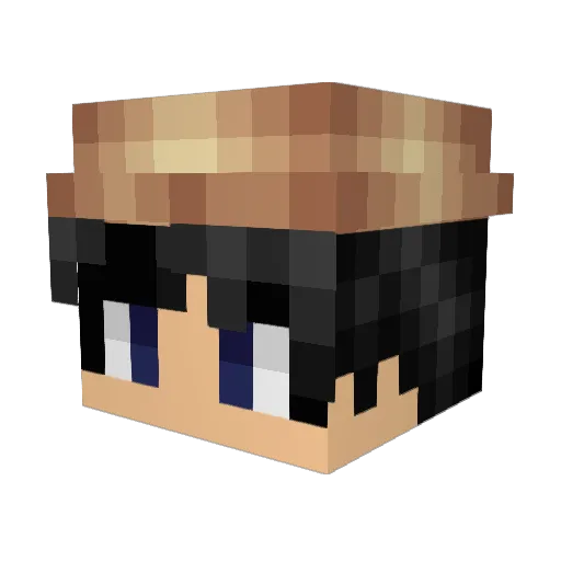 RiZeInSaNe Minecraft avatar head, 3D render