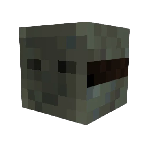 RiZe_VIPERR Minecraft avatar head, 3D render