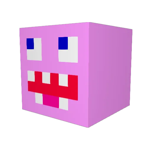 RiZz_original Minecraft avatar head, 3D render