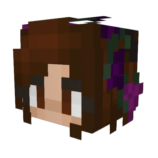 RiaMcQuaid Minecraft avatar head, 3D render