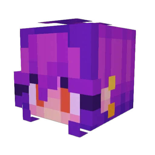 RiaOrtiz Minecraft avatar head, 3D render