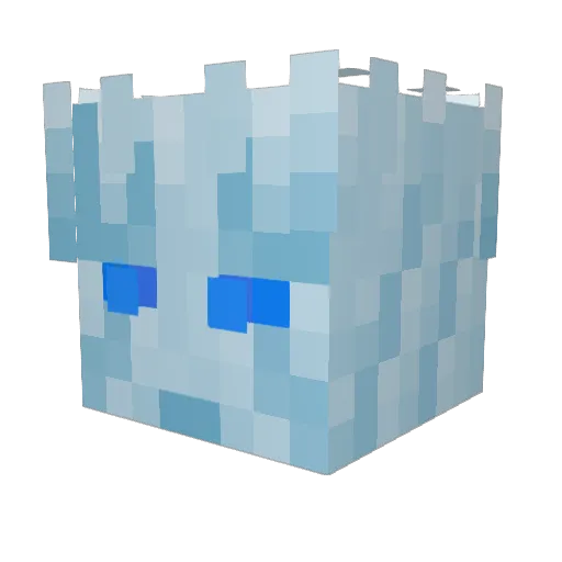 Riabro123 Minecraft avatar head, 3D render