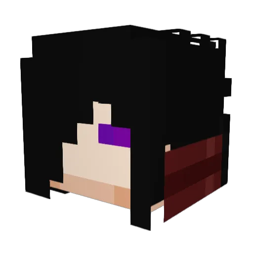 Riad69 Minecraft avatar head, 3D render