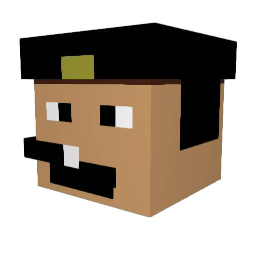 RianGodfrey2000 Minecraft avatar head, 3D render