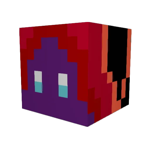 RianSings Minecraft avatar head, 3D render