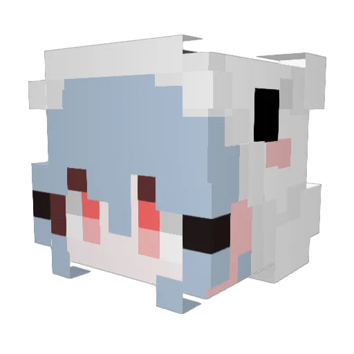 Rian_1381 Minecraft avatar head, 3D render