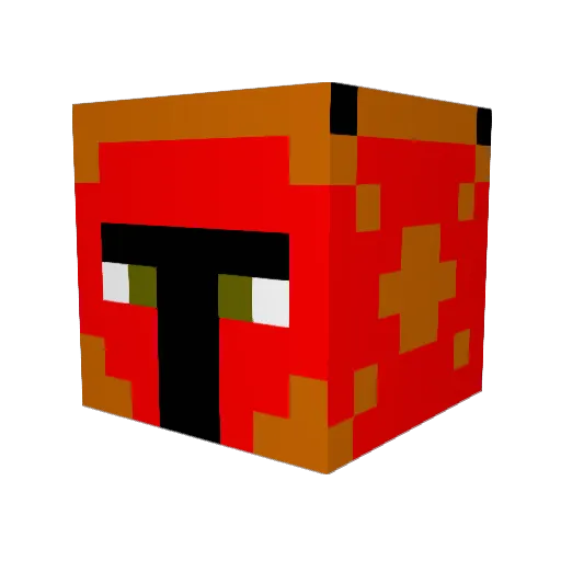 Ribena193 Minecraft avatar head, 3D render