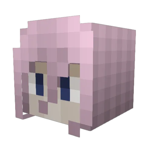 Ribry85 Minecraft avatar head, 3D render