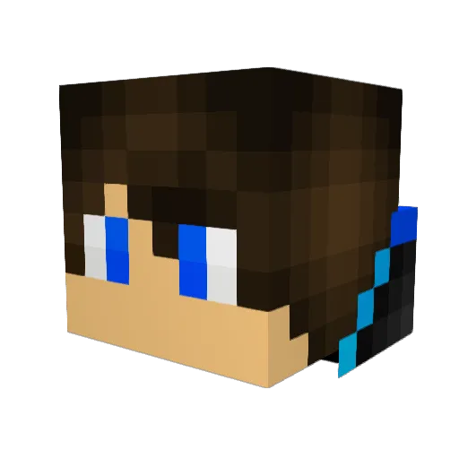 Ric2602 Minecraft avatar head, 3D render