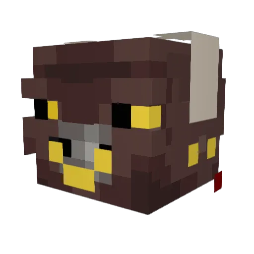 RicHsu Minecraft avatar head, 3D render