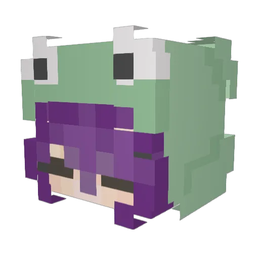 Rica0130 Minecraft avatar head, 3D render