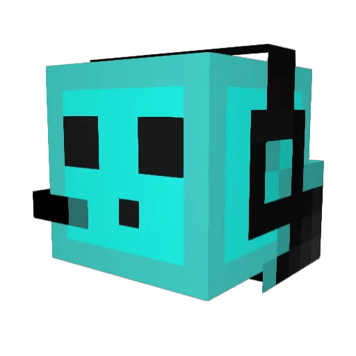 RicanOnnaRise Minecraft avatar head, 3D render