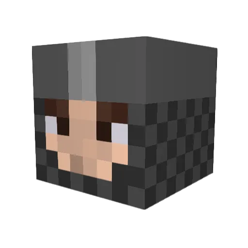 Ricardo2902 Minecraft avatar head, 3D render