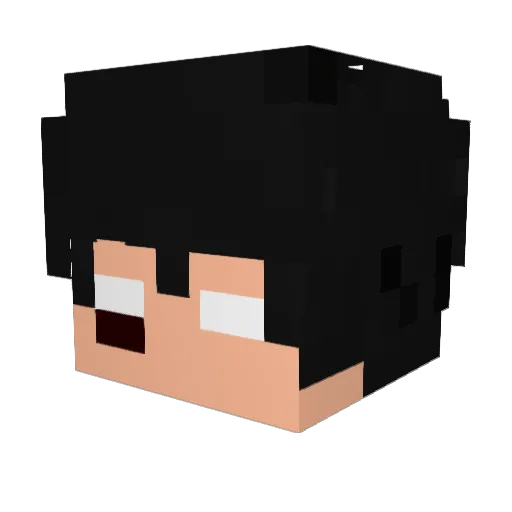 Minecraft-Avatar von RicardoIsBack: Kopf als 3D-Render
