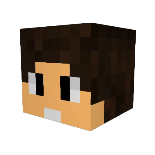 RicardoMs_PT Minecraft avatar head, 3D render